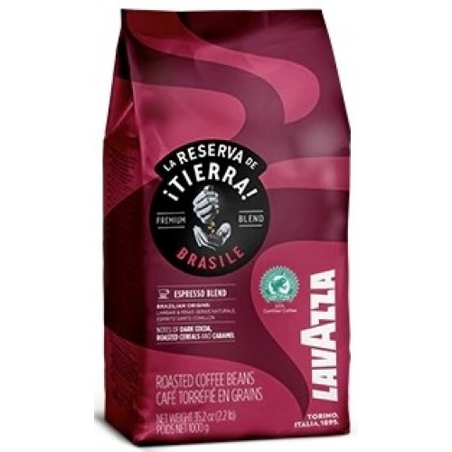 Кава Lavazza Tierra Brasil Extra Intense в зернах 1 кг