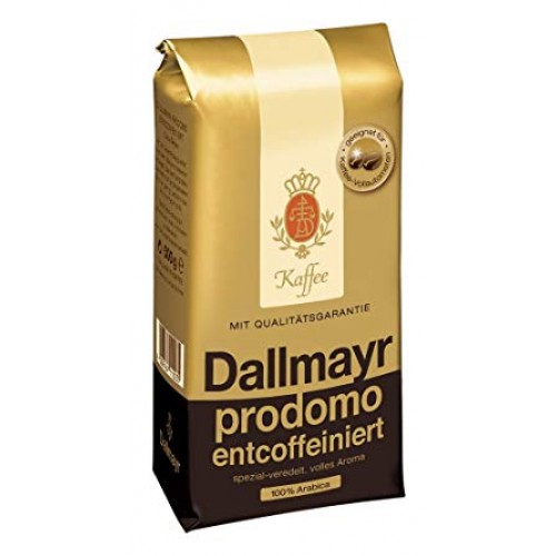 Кава Dallmayr Prodomo Entcoffeiniert в зернах без кофеїну 500г
