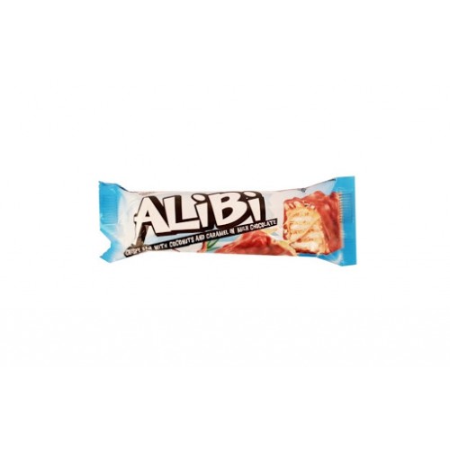 Шоколадний батончик Alibi Coconut And Caramel кокос 36 г