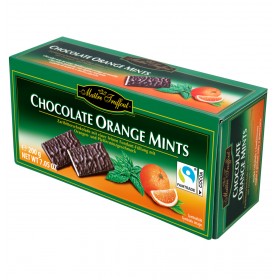 Шоколадні плитки Maitre Truffout Chocolate Mints з м'ятою і апельсином 200 г