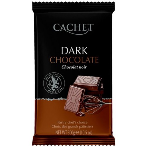 Шоколад чорний Cachet Dark Chocolate 54% 300г