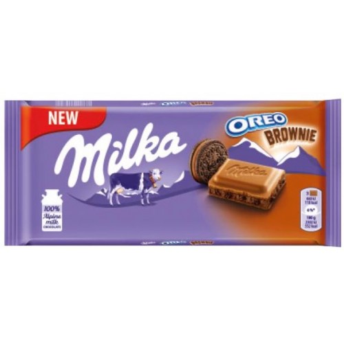 Шоколад Milka Oreo Brownie 100 г