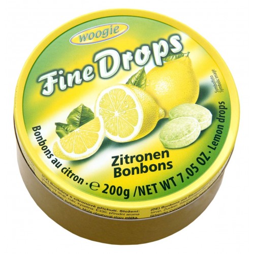 Цукерки Woogie Fine Drops лимон 200 г