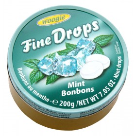 Цукерки Woogie Fine Drops м'ята 200 г