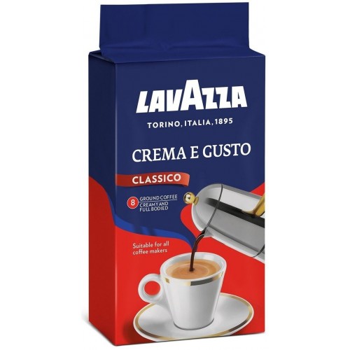 Кава Lavazza Crema e Gusto Classico мелена 250г