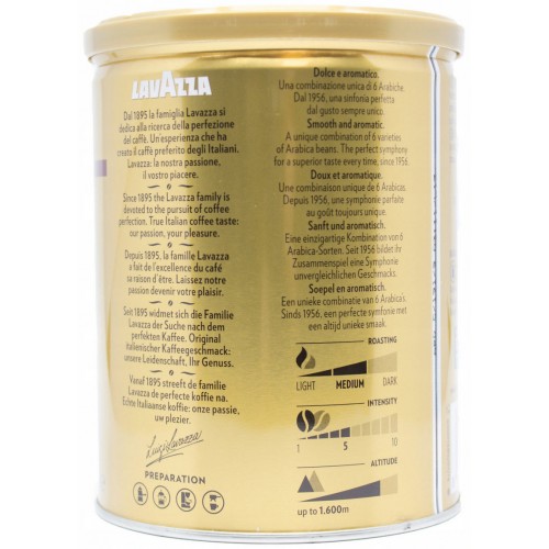 Кава Lavazza Qualita Oro мелена 250г м/б