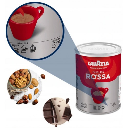 Кава Lavazza Qualita Rossa мелена 250г м/б