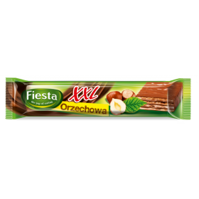 Вафлі шоколадні Fiesta XXL з горіховим смаком 50 гр