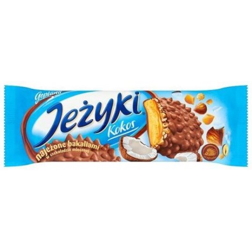 Печиво Goplana Jezyki Kokos Najezone Bakaliami 35г